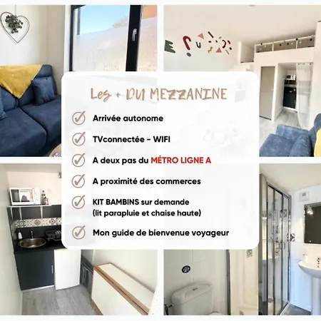 Mezzanine Proche Metro A Апартаменты
